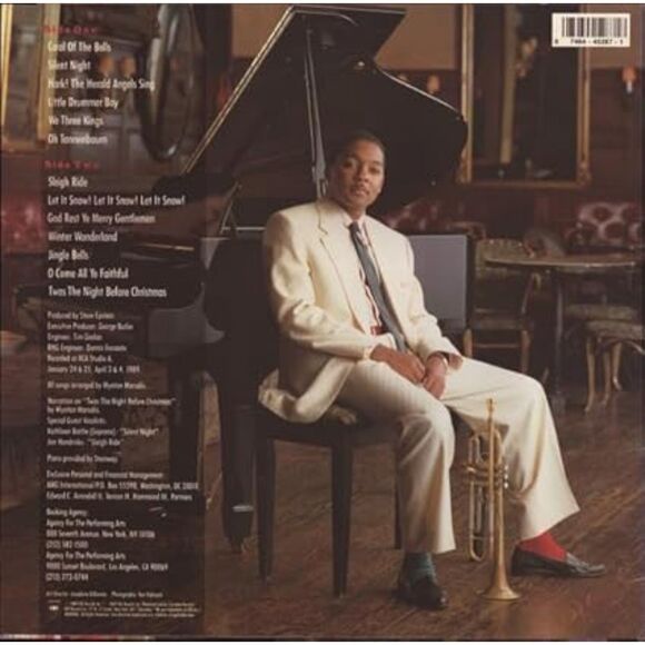 Crescent City Christmas Card Wynton Marsalis Vinyl LP Record - Picture 2 of 2